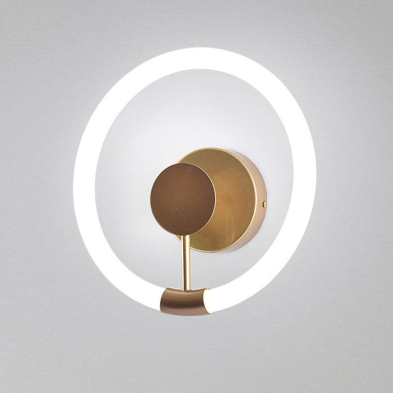 Simplicity Circle Acrylic Shade LED Wall Sconce Lamp