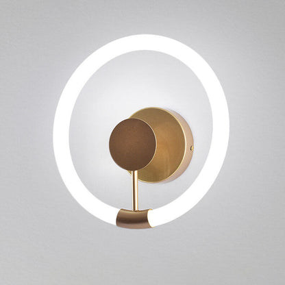 Simplicity Circle Acrylic Shade LED Wall Sconce Lamp