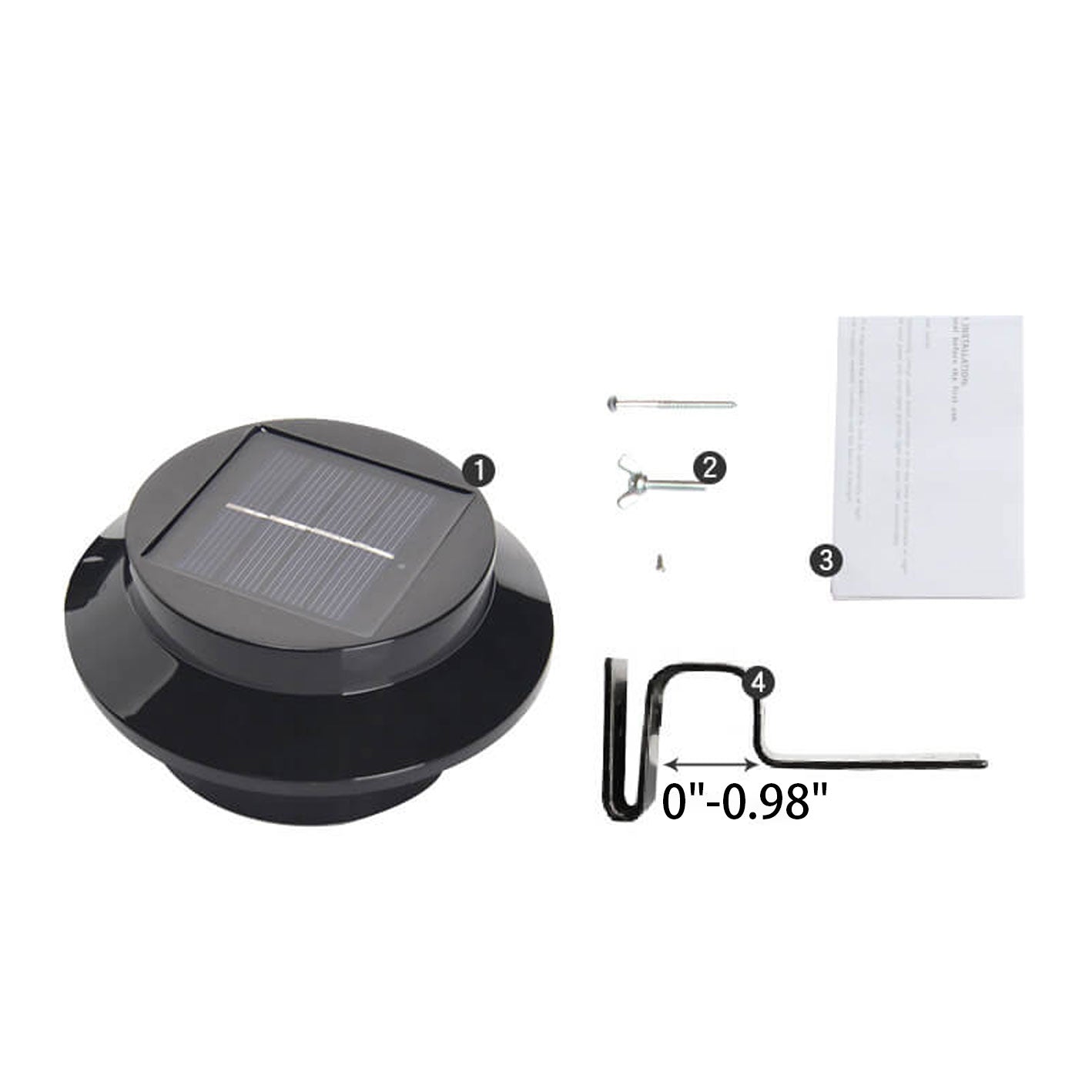 Solar LED Outdoor Waterproof Fence Wall Sconce Lamp