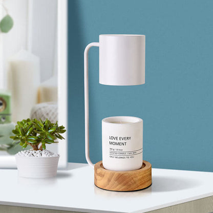 Japanese Minimalist Wood Timing Dimming Table Lamp