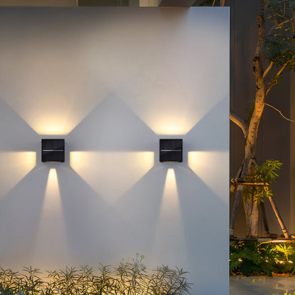 Simplicity LED Solar Waterproof Outdoor Wall Sconce Lamp