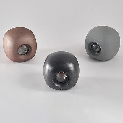 Modern Simplicity Aluminum Spherical LED Wall Sconce Lamp