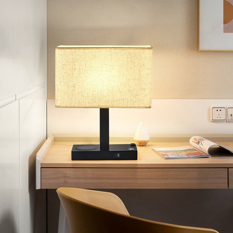 Modern Rectangular Iron Table Lamp