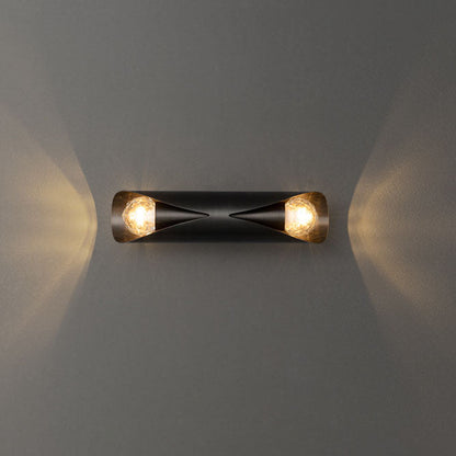 Light Luxury Long All Copper 2-Light Wall Sconce Lamp