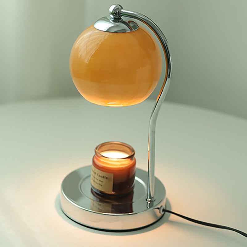 Modern Glass Orb Table Lamp
