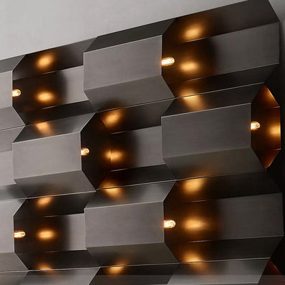 Waterproof Stainless Steel Rectangular LED Wall Sconce Lamp