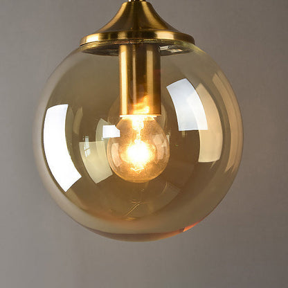 Creative Round Iron Glass 1-Light Wall Sconce Lamp