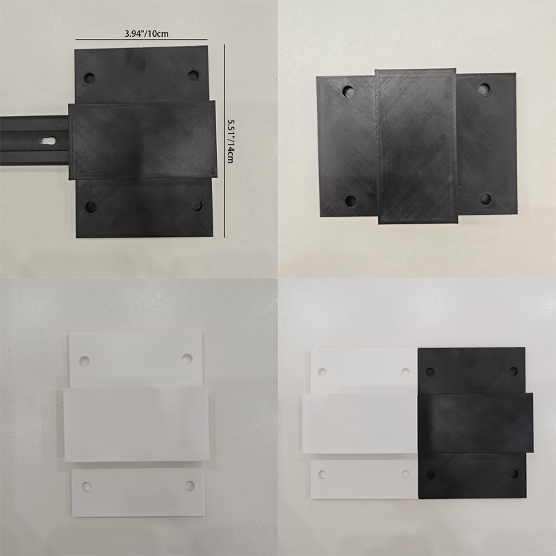 Modern Tubular Track Lighting 3/4/5-Light Flush Mount