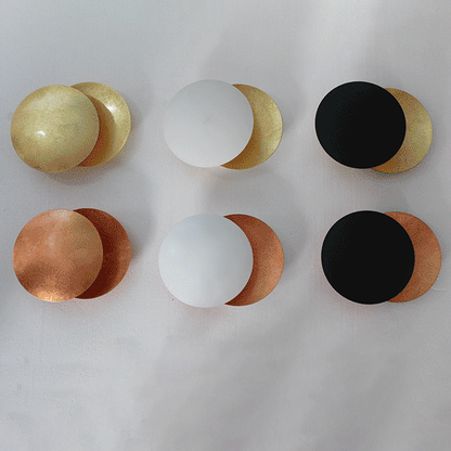 Modern Simplicity Alloy Round LED Wall Sconce Lamp