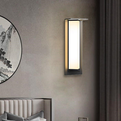 Simplicity PC Triangular Prism LED Outdoor Wall Sconce Lamp