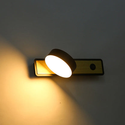 Modern Aluminum Shade Rotatable LED Wall Sconce Lamp