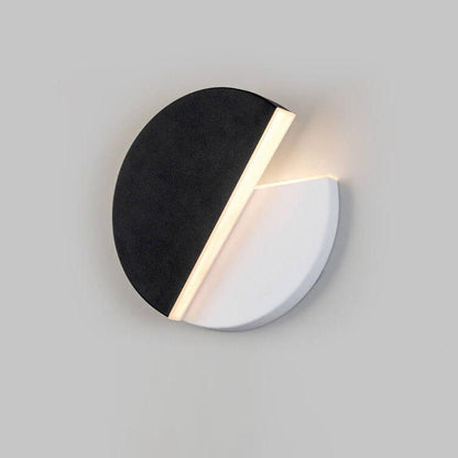 Round Splicing 1-Light LED Rotatable Wall Sconce Lamp