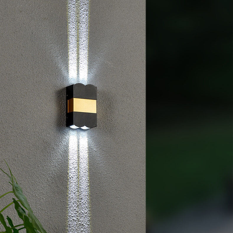 Rectangular Waterproof Outdoor Patio Wall Sconce Lamp