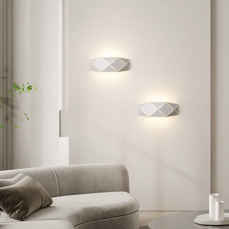 Nordic Iron Geometric Polyhedron LED Wall Sconce Lamp