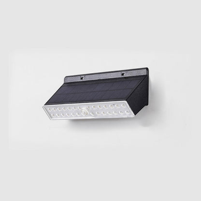 Solar Square LED Outdoor Waterproof Wall Sconce Lamp