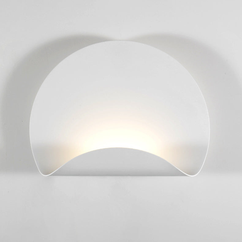 Scandinavian Iron Folding Semicircle LED Wall Sconce Lamp