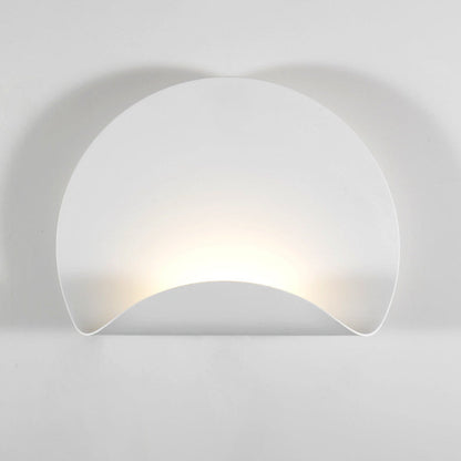 Scandinavian Iron Folding Semicircle LED Wall Sconce Lamp
