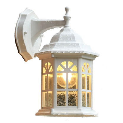 Waterproof Pavilion Design 1-Light Outdoor Wall Sconce Lamp