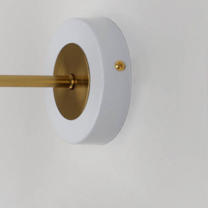 Scandinavian Hardware Iron Acrylic 1-Light Wall Sconce Lamp