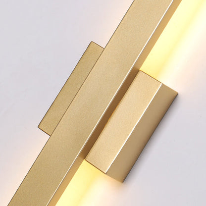 Minimalist Long Strip Iron Acrylic LED Wall Sconce Lamp