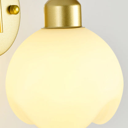 Modern Simplicity Iron ABS Flower 1-Light Wall Sconce Lamp