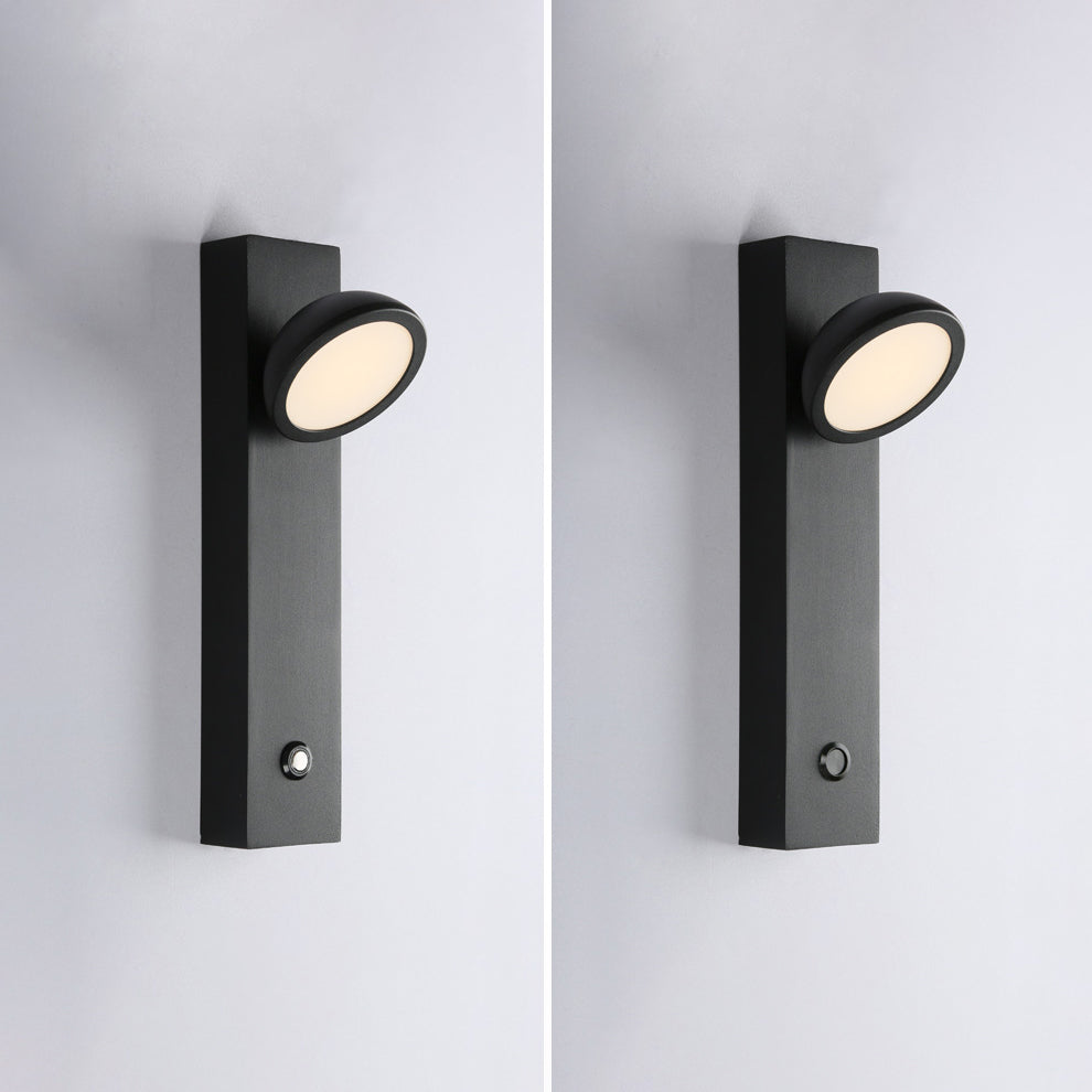 Simplicity Acrylic Strip Cubic Round LED Wall Sconce Lamp