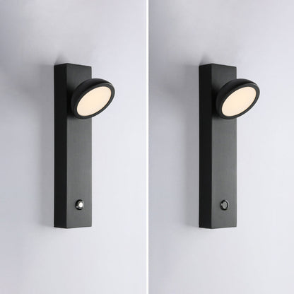 Simplicity Acrylic Strip Cubic Round LED Wall Sconce Lamp