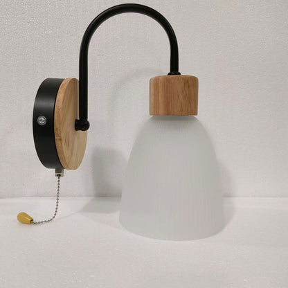 Modern Log Simple Bend Design 1-Light Wall Sconce Lamp