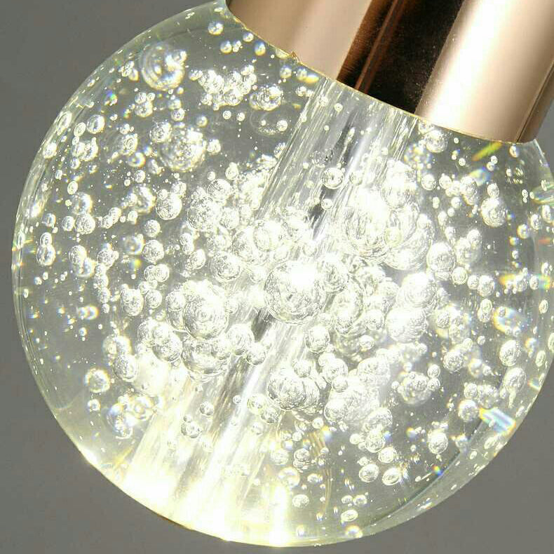 Acrylic Antler Bubble Crystal Ball LED Wall Sconce Lamp