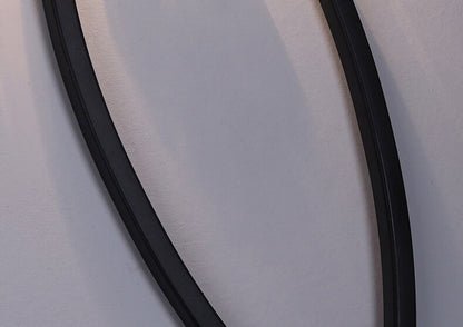 Crystal Half Column Oval Ring 2-Light Wall Sconce Lamp