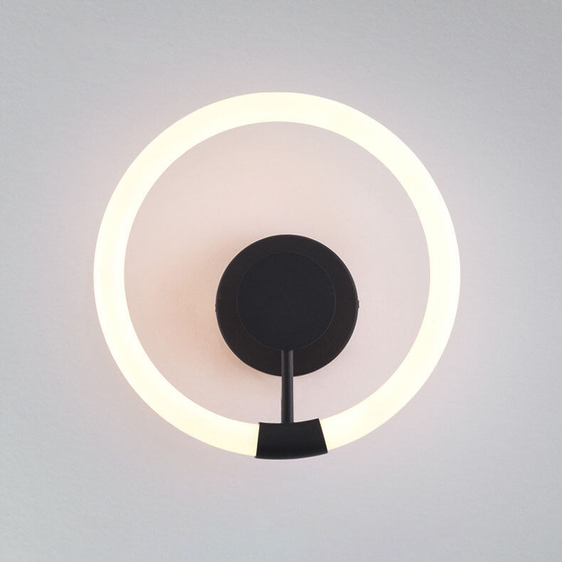 Simplicity Circle Acrylic Shade LED Wall Sconce Lamp