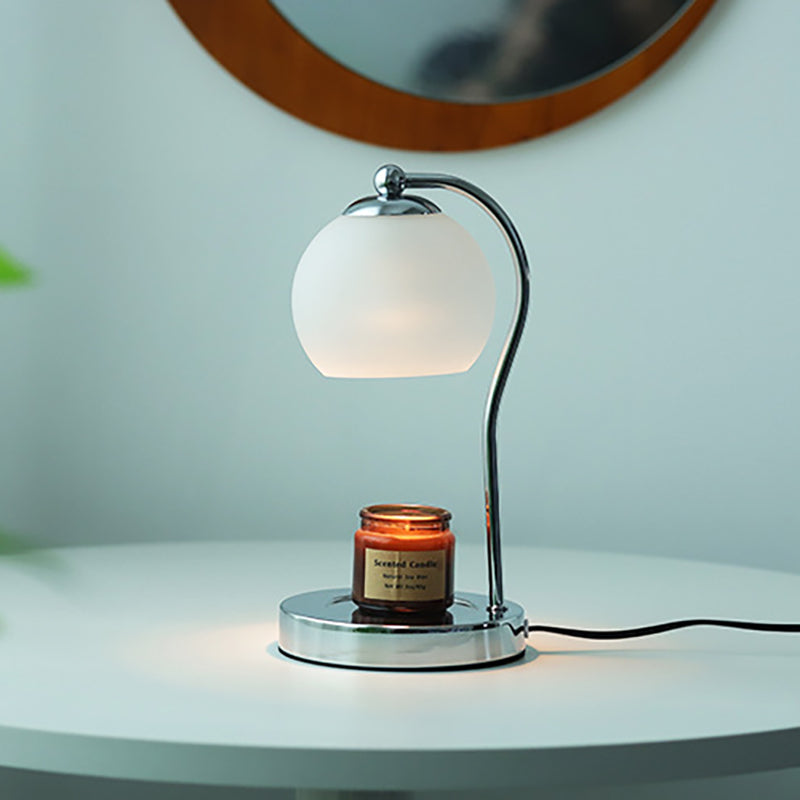 Modern Glass Orb Table Lamp