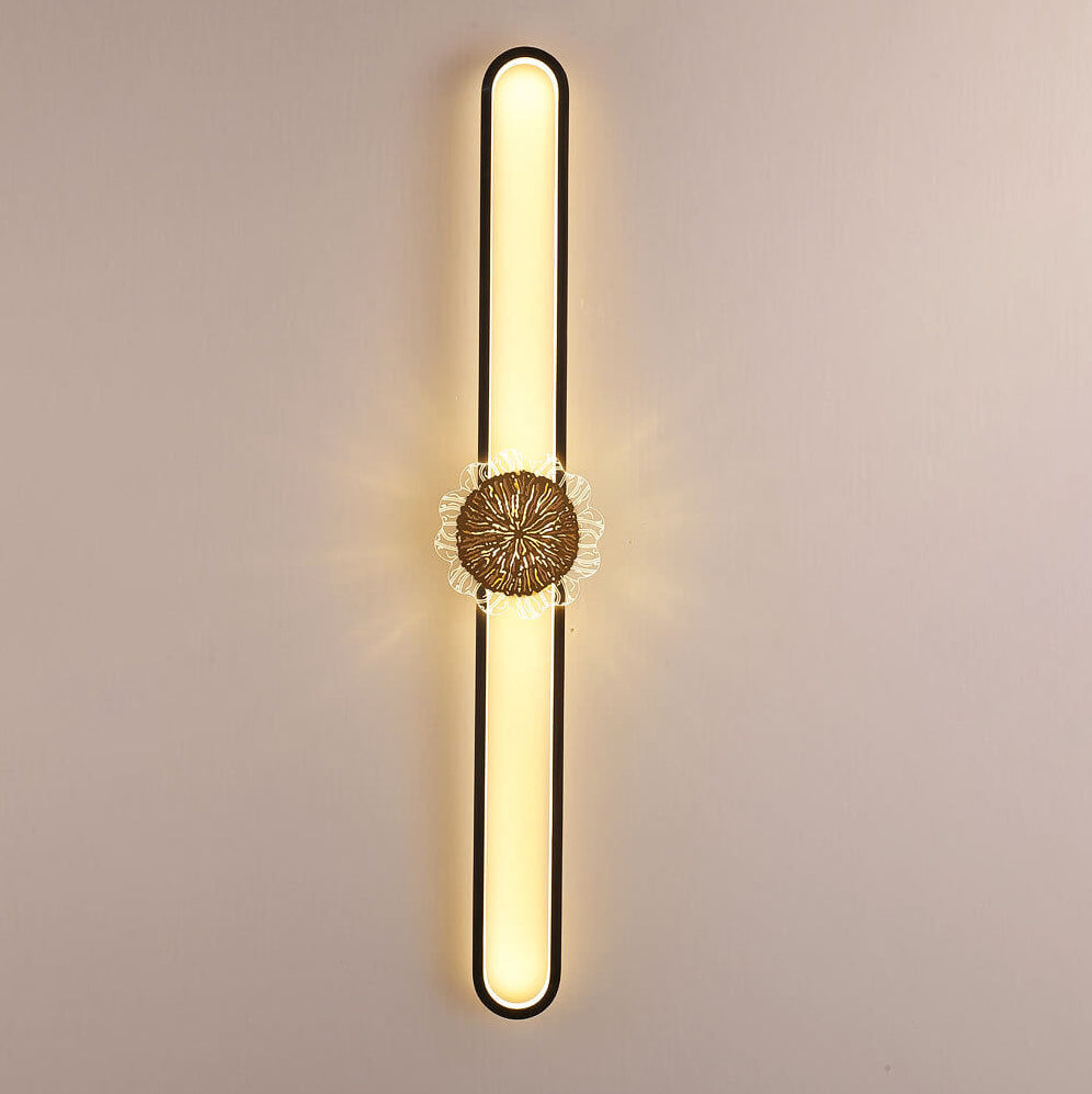 Full Copper Minimalist Ring Design LED Wall Sconce Lamp