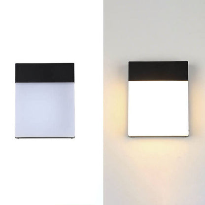 Outdoor Frosted Aluminum Waterproof LED Wall Sconce Lamp