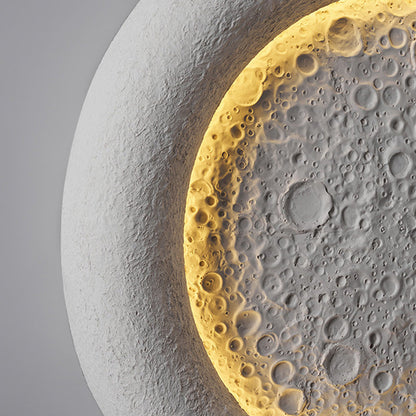 Waterproof Round Moon Warm Light LED Wall Sconce Lamp