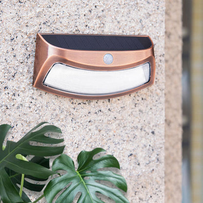 Simplicity Solar Square LED Outdoor Wall Sconce Lamp