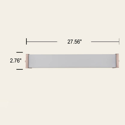 Rose Gold Square Strip Acrylic LED Wall Sconce Lamp