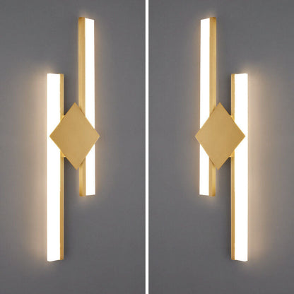 Rectangular Antler Full Copper LED Wall Sconce Lamp