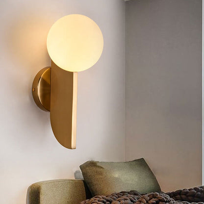 Nordic Simple Ball Lamp Shade 1-Light Wall Sconce Lamp