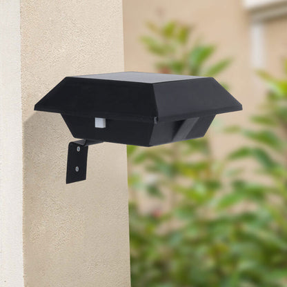 Solar Shape Design Fence Light LED Outdoor Wall Sconce Lamp