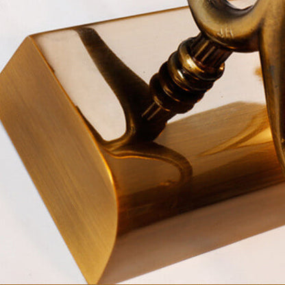 Brass 3-Light Bathroom Vanity Mirror Front Wall Sconce Lamp