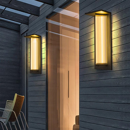 Simplicity Acrylic Shade LED Waterproof Wall Sconce Lamp