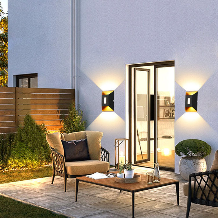 Aluminum Lens Outdoor Waterproof Patio LED Wall Sconce Lamp