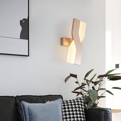 Creative Rotatable Funnel Iron Acrylic LED Wall Sconce Lamp