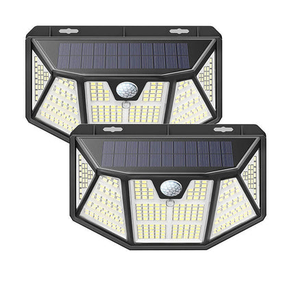 Solar Trapezoid Outdoor Waterproof Wall Sconce Lamp