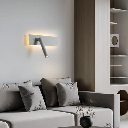 Rectangular Rotating Spotlight LED Wall Sconce Lamp