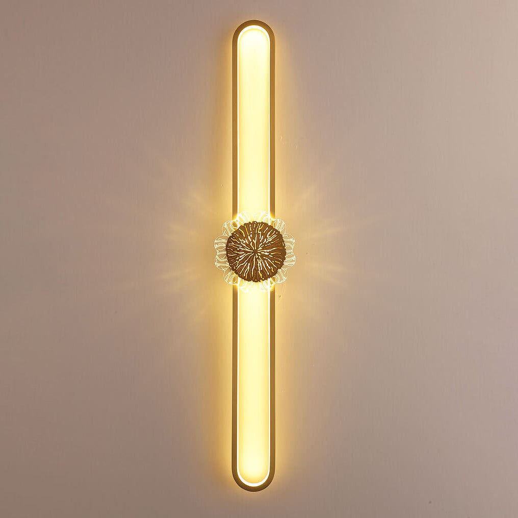 Full Copper Minimalist Ring Design LED Wall Sconce Lamp