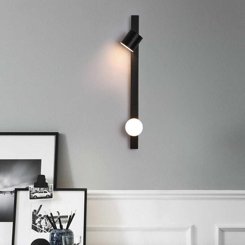Industrial Aluminum Long Bar Rotatable LED Wall Sconce Lamp