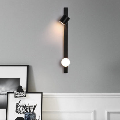 Industrial Aluminum Long Bar Rotatable LED Wall Sconce Lamp