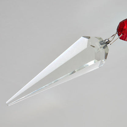 European Light Crystal Fabric 1-Light Wall Sconce Lamp